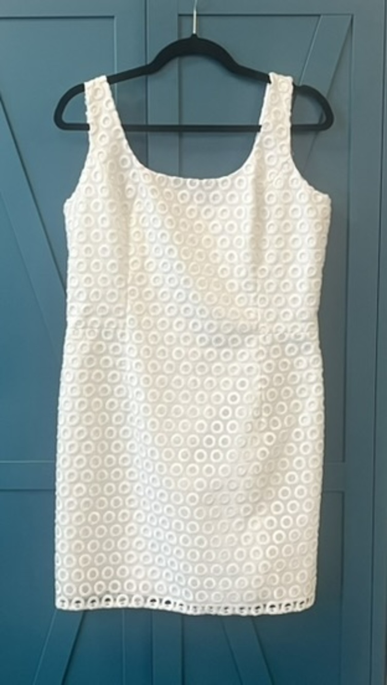 Lilly Pulitzer Meredith Shift Dress in Resort White Size 12